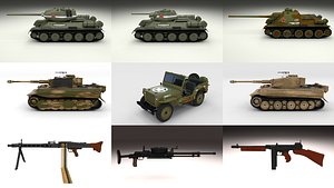 3D pack ww2 model