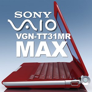 3d notebook sony vaio vgn-tt31mr