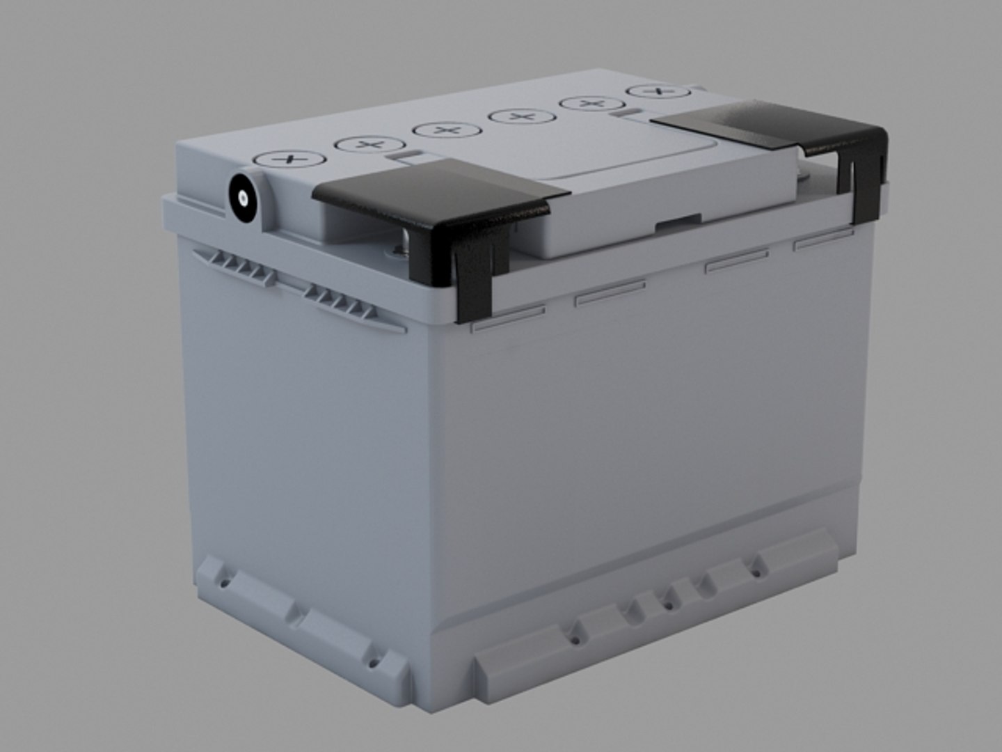car battery 3d max