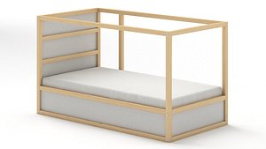 Ikea Kura Reversible Children Bed Low
