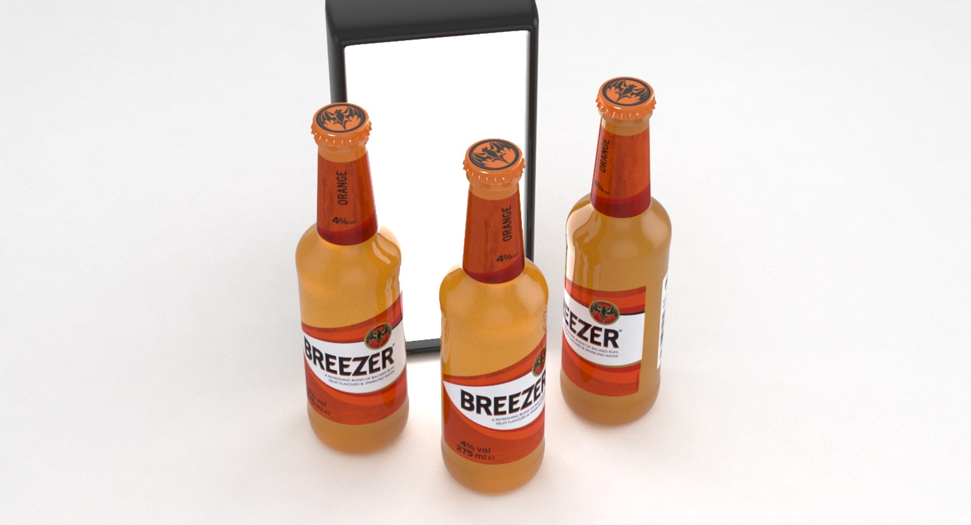 Alcohol Bottle Breezer Model TurboSquid 1220169