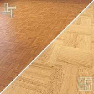 3D Parquet - Laminate - Wooden floor 2 in 1 model