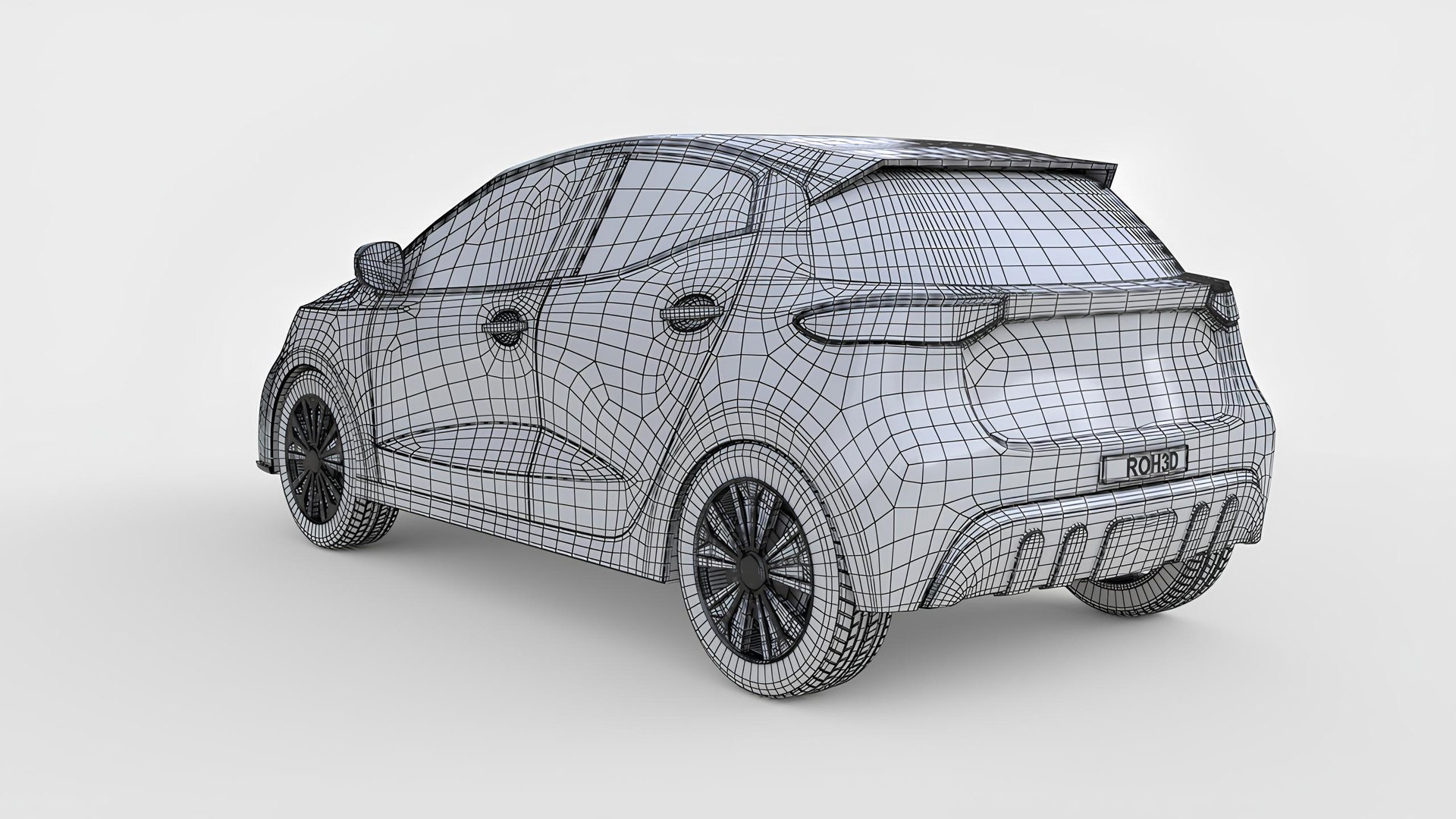 3D Generic Hatchback 2015 Model - TurboSquid 2356871
