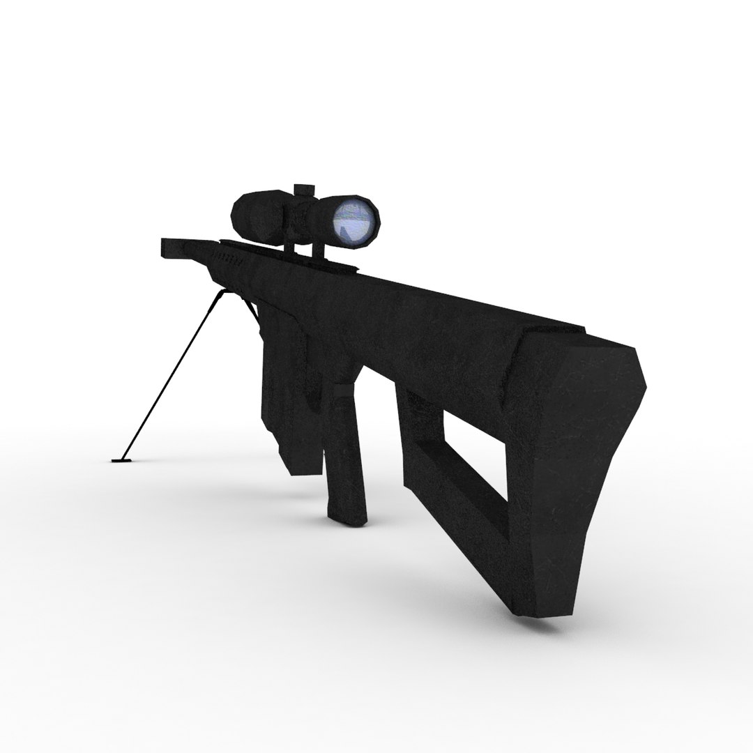 Barret M82 Sniper Riffle 3D - TurboSquid 1295947