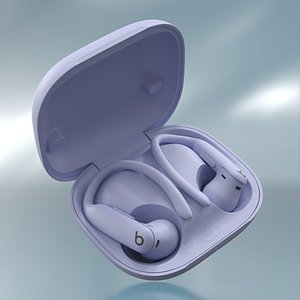 3D Powerbeats Pro 2 Wireless Earbuds Purple