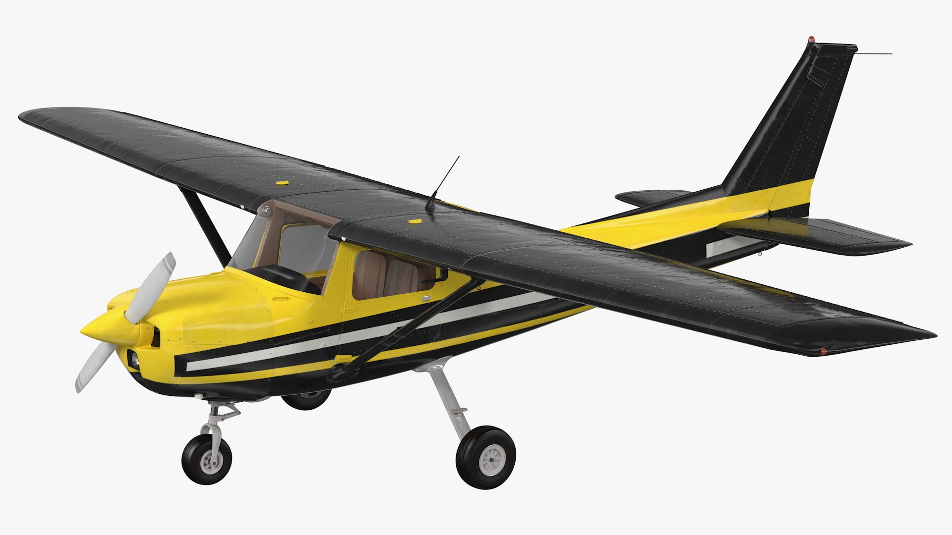 Light Single Engine Aircraft 3D model preview