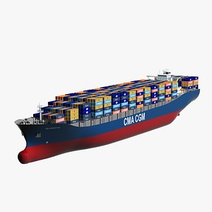 CMA CGM Neptune Mega Container Ship