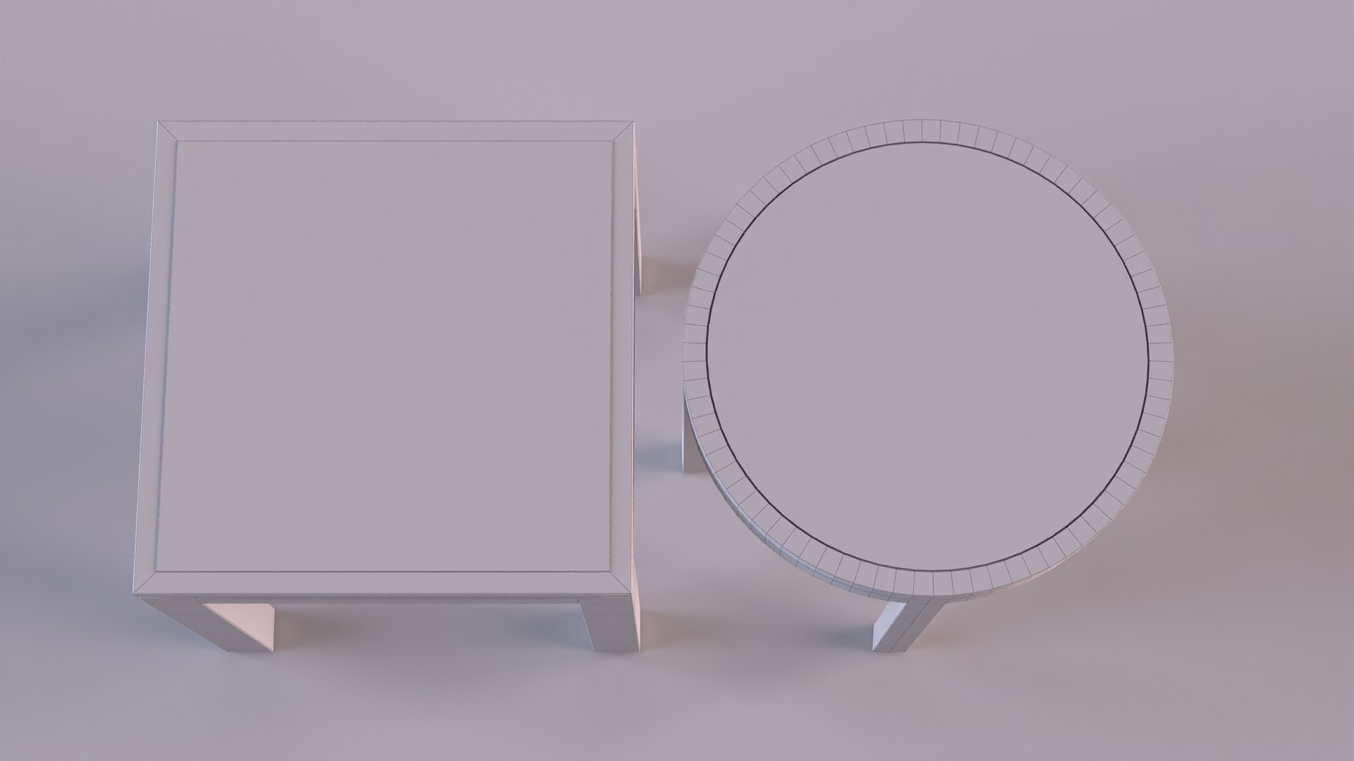 Side Tables Pair 3D Model - TurboSquid 2238412