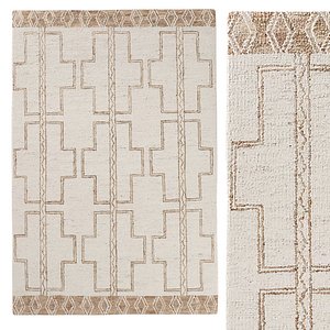 AASHA JUTE RUG 3D model