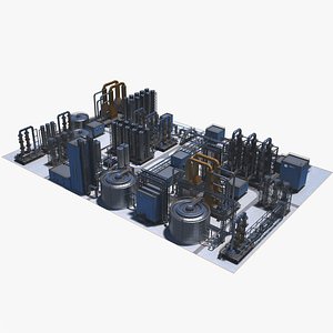 3D model Industrial Area 41