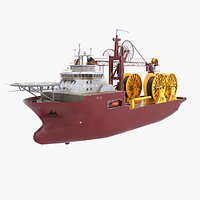 Offshore Aged Pipe Layer Vessel - PBR Subsea Construction Ship