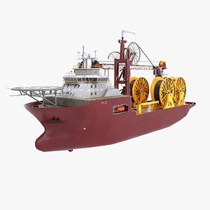 Offshore Aged Pipe Layer Vessel - PBR Subsea Construction Ship