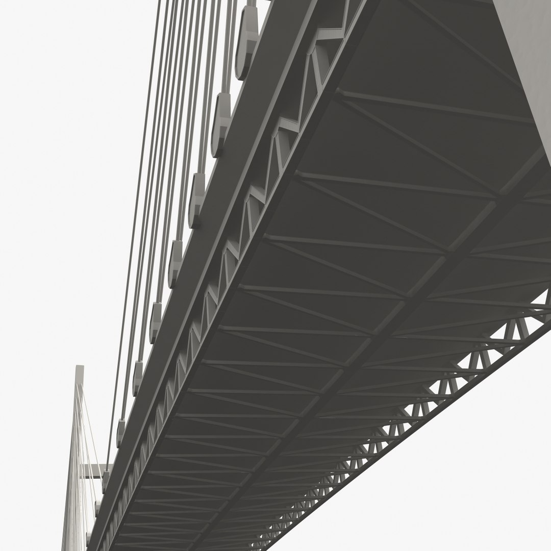 3d Suspended Bridge Bay Model
