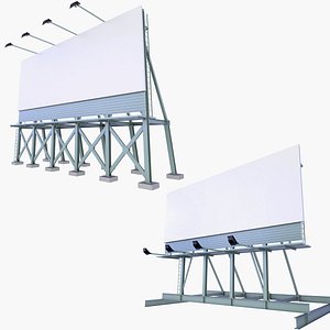 3D Rooftop Billboards v13 model