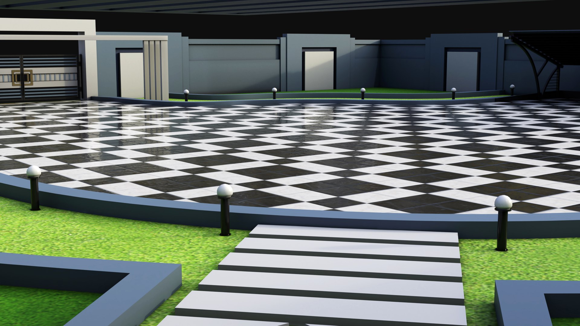 Compound Wall 02 All PBR Unity UE Textures 3D - TurboSquid 2031141