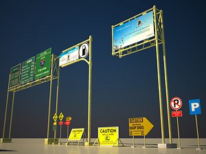 Billboard Road Signs