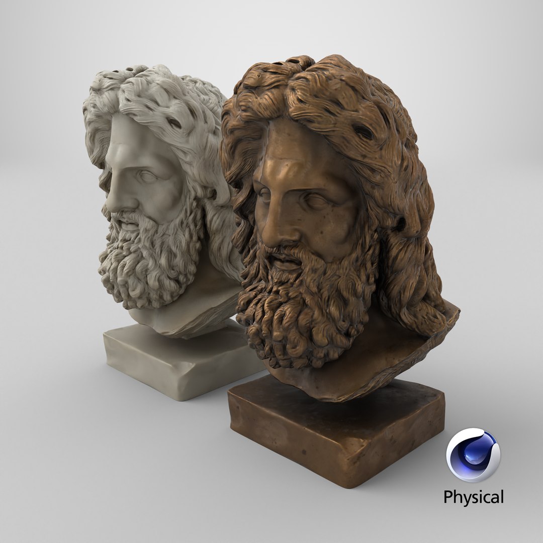 3d Head Zeus Model
