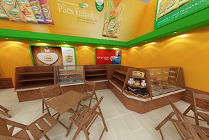 3d model of stand exhibit