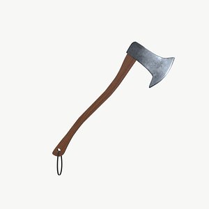 Axe Wooden Handle 3D