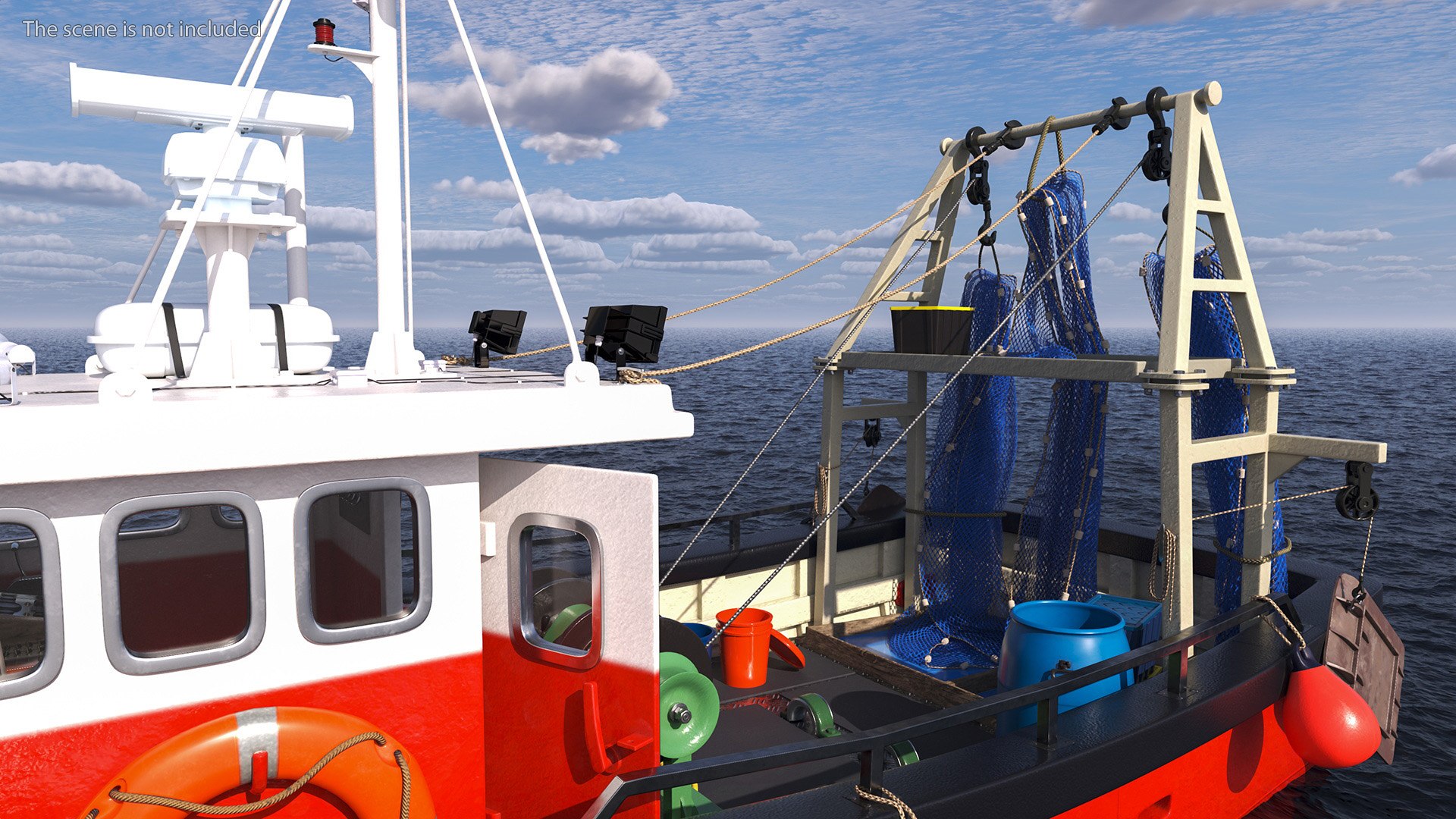 3D Small Fishing Vessel model - TurboSquid 2062634