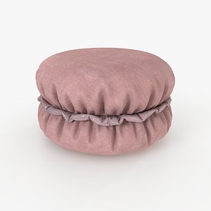 Macaroon Pouf 3D model