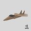 Cardboard Jet Fighter 3D model