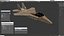 Cardboard Jet Fighter 3D model