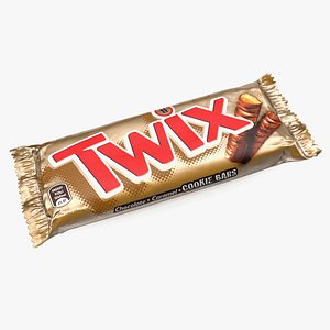 twix chocolate bar 3D model