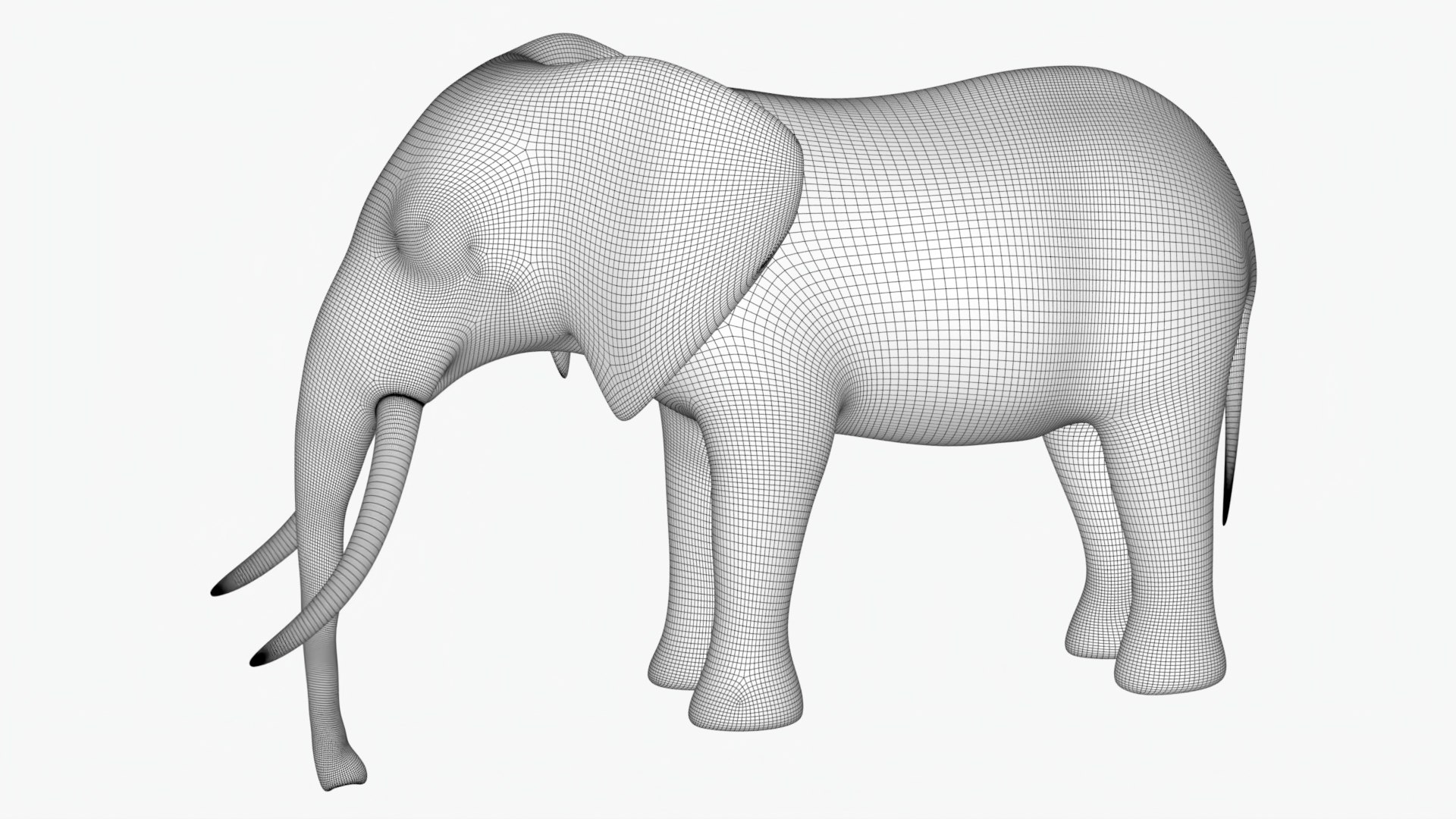 3D Elephant Rigged Model - TurboSquid 1976417