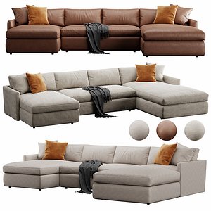Crate and Barrel Lounge sofa 3D