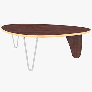 Noguchi Rudder Mahogany Table