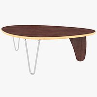 Noguchi Rudder Mahogany Table