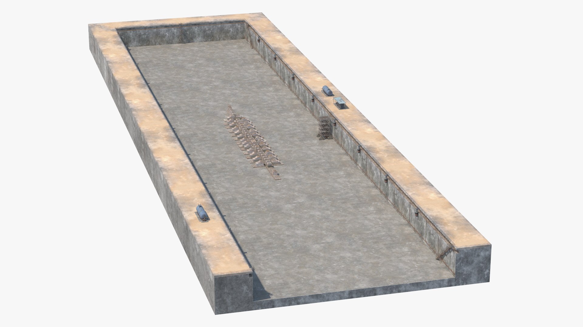 Ship Dry Dock 3D model preview