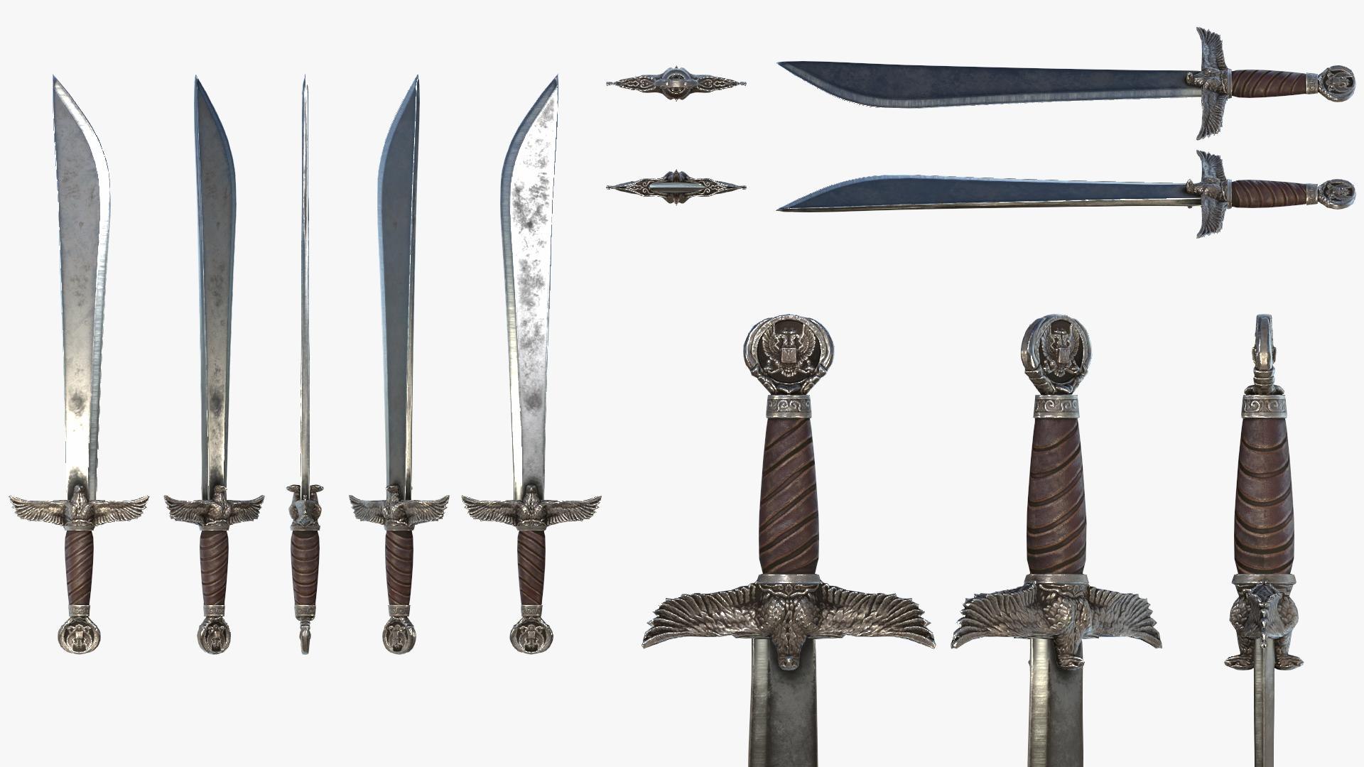 3D Fantasy RPG Sword Blade Knife Cleaver Longsword Shortsword Falchion Gladius Cutlass Jian Claymore Broadsword Katana Odachi Shamshir Scimitar Machete Saber Flamberge Zweihander Sappara Khopesh Seax Collection https://p.turbosquid.com/ts-thumb/Am/UWdfCr/uV/ts_urp_1080p_18.10.2022_225448/jpg/1666106058/1920x1080/fit_q87/468d81ae5d80149441f07bcd054dcd9fb5522716/ts_urp_1080p_18.10.2022_225448.jpg