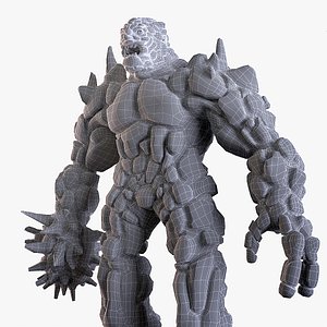 Rock Elemental Golem Base Mesh