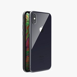 3D apple iphone xs space