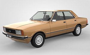3D Ford Taunus TC2 1978 model