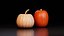Dupla de abóboras realistas de Halloween