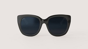 3D model Gucci - GG 0163S 001 Sunglasses
