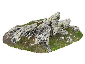 3D rocky cliffs 16k rocks