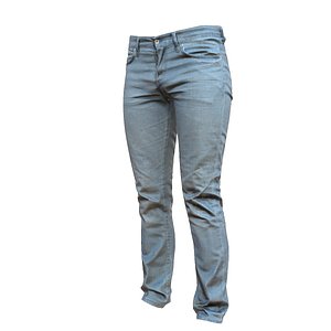 jeans blue pants 3d model
