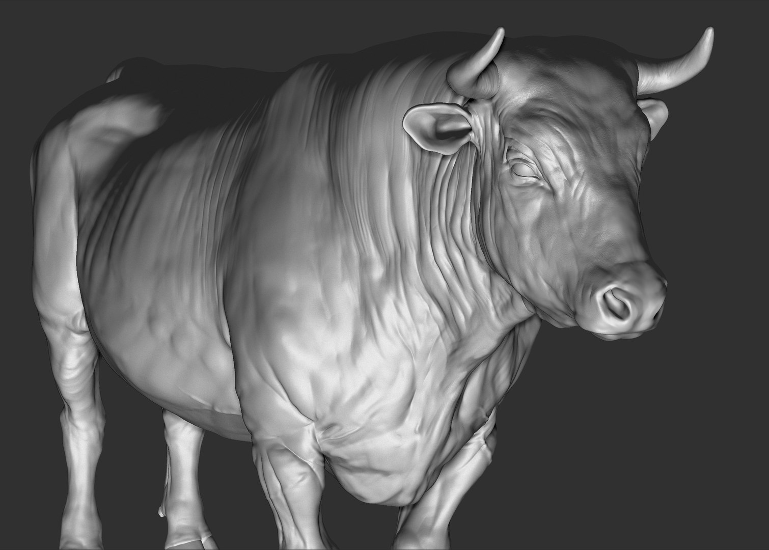 Bull V2 3D Model - TurboSquid 1408523