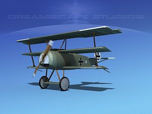 3d plane triplane fokker