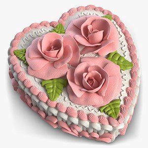 maya heart shaped cake