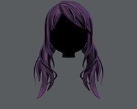 3D Hair style for girl V27
