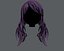 3D Hair style for girl V27