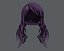3D Hair style for girl V27