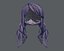 3D Hair style for girl V27