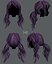 3D Hair style for girl V27