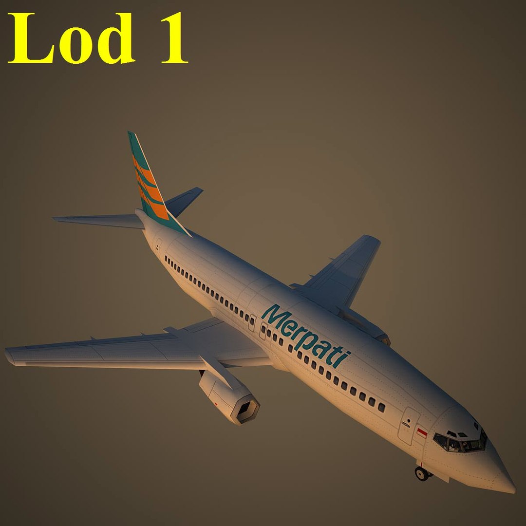 3d Boeing Mna Model